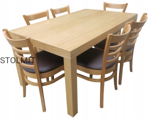 Rozkładany stół + 6 wygodnych krzeseł stoły wymiar