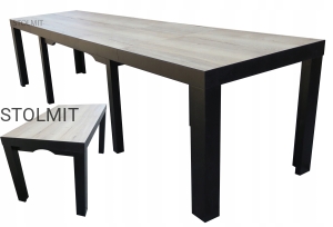 Stół industrialny 8 nóg 140x80+5x50 producent