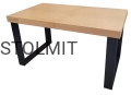 stół dąb nogi stalowe U stolmit.jpg