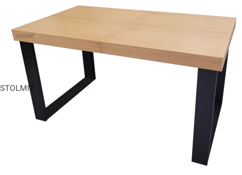 stół dąb nogi stalowe U stolmit.jpg