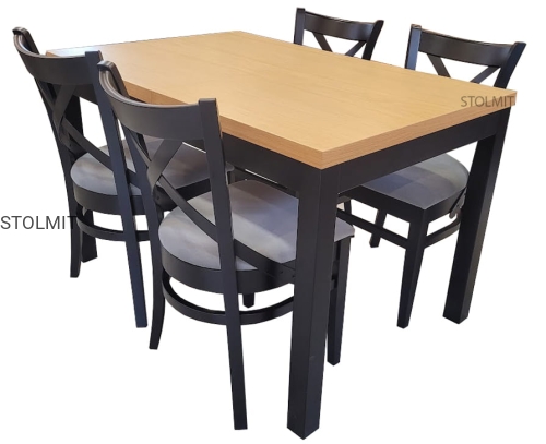 stół loft czarno dębowy krzesła czarne matowe 1 stolmit.jpg