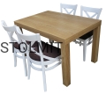 stół dębowy naturalny 4 krzesła białe stolmit.jpg